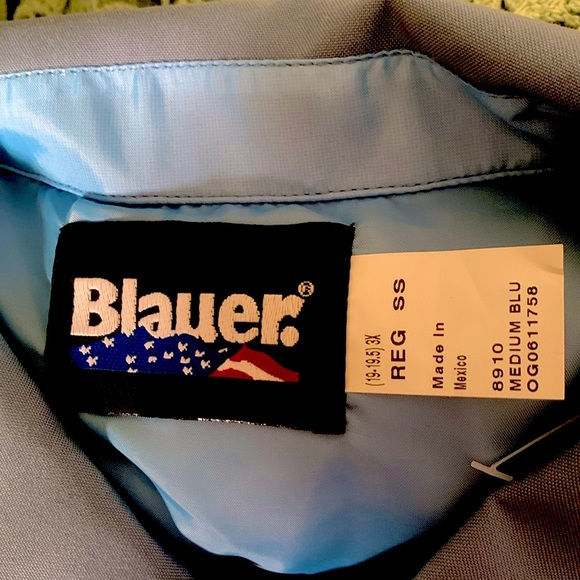 3/$40 Blauer Class Act Uniform Shirt Military First Responder EMT Rayon Stretch - Picture 4 of 5